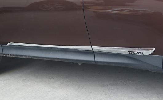 車用メッキパーツ ステンレス スチール オート サイドドアトリム モールディング トヨタ RAV4 2015 ステンレス スチール ABSクロームオートアクセサリー AL-AA-0482 AL Car plating parts|オートパーツエージェンシー2号店