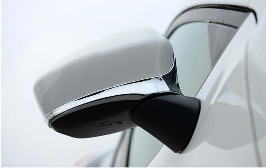 車用メッキパーツ カー バックミラー カバー オートリアミラートリム CX-5 2011-2014 ABS クロム 2ピース ロット AL-AA-0706 AL Car plating parts