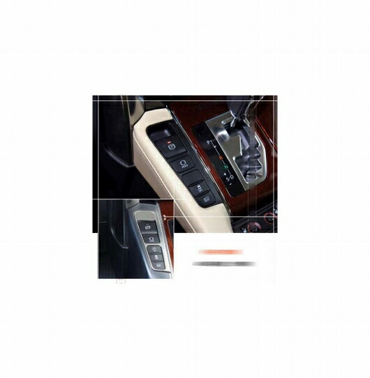 車用メッキパーツ カースタイリングマットシルバークローム ABS 電子パーキングブレーキスイッチ保護カバーステッカー トヨタ アルファード 2016 AL-AA-0240 AL Car plating parts｜オートパーツエージェンシー2号店