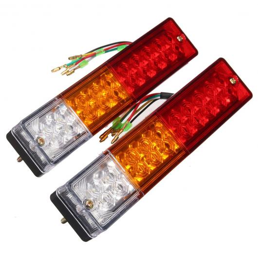 車用メッキパーツ 2X LED ストップリアテールブレーキ リバース ライトターンINDIACTOR 12ボルト ボート ATV トラック トレーラー ランプ AL-AA-0920 AL Car plating parts