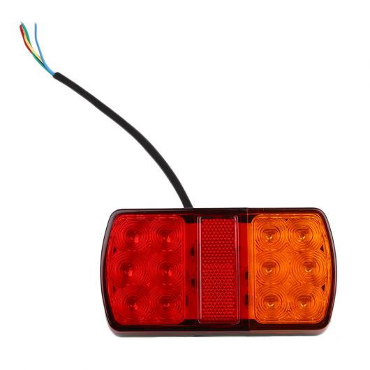 車用メッキパーツ 12ボルト12 LED トレーラー トラック ストップリアテールライトインジケータキャラバンローリー AL-AA-0941 AL Car plating parts