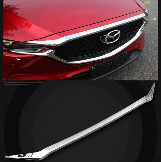 車用メッキパーツ マツダ CX-5 2017 2018 ABS クローム外装フロントエンジン機グリルアッパーフード カバー トリムカースタイリング1ピース AL-AA-1553 AL Car plating parts 15,345円