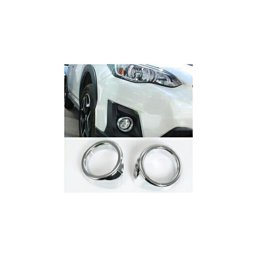 車用メッキパーツ スバル XV Crosstrek 2017 2018 2019 ABS クロームフロントフォグライト カバー ベゼルヘッド フォグ ランプ AL-AA-2485 AL Car plating parts 7,088円