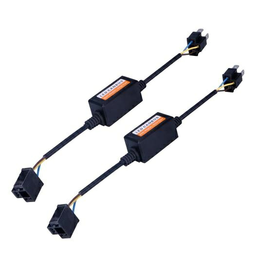 キャンセラー 2ピース ロット H4 LED CAN-BUS デコーダ エラーフリーアンチフリッカー抵抗 ヘッドライトキット AL-AA-5784 AL Canceller