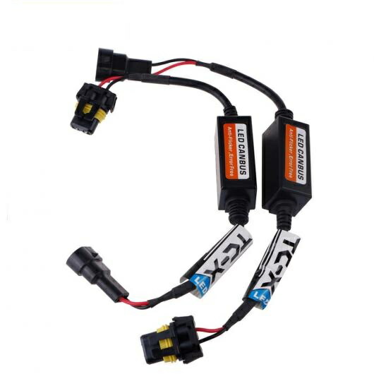 キャンセラー 1ペア LED 負荷抵抗 ワーニング PTF ライト DRL ちらつきなし OBC 選べる2バルブ形状 HB3(9005),HB4(9006) AL-AA-5830 AL Canceller