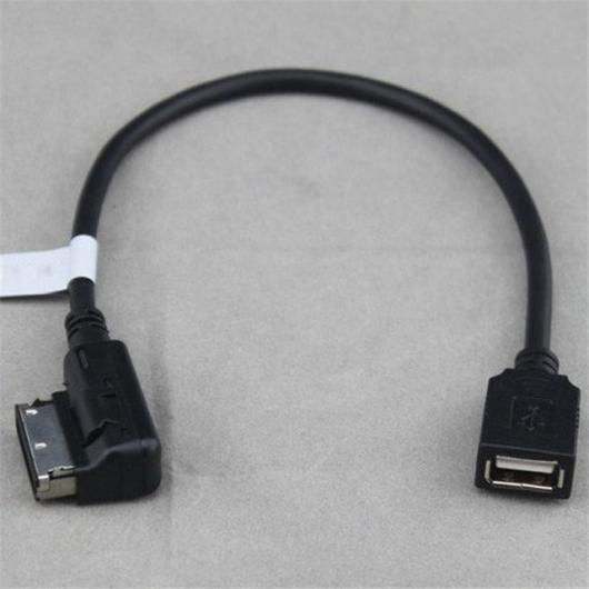 車用ケーブル オーディオ アダプター USB フラッシュドライブ ケーブル メルセデス・ベンツ AMI コネクタ ブラック AL-AA-6622 AL Car cable