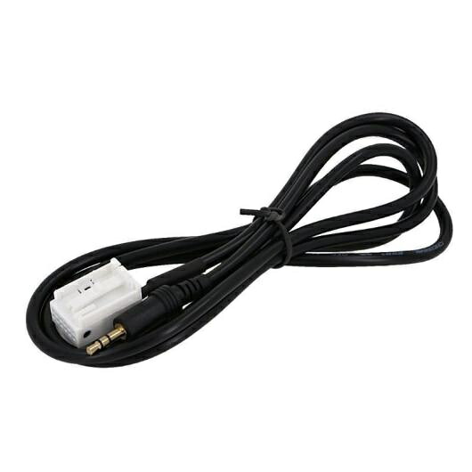 車用ケーブル プラグ AUX アダプタ 3.5mm コネクタ メルセデス・ベンツ GLクラスX164オーディオ メディア ケーブル データ線 AL-AA-6603 AL Car cable