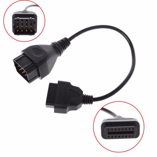 車用ケーブル 12ピンオス 16ピンメスOBD2 自動車診断アダプタケーブル ルノー AL-AA-7688 AL Car cable