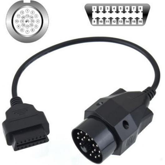 車用ケーブル OBD OBD2 ケーブル アダプタ BMW 20 ピン OBD2 16 ピンメスコネクタ E36 E39 X5 Z3 BMW 20ピン AL-AA-7750 AL Car cable