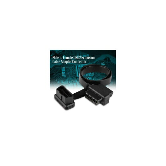 車用ケーブル 16ピン　OBD2　インターフェース　オスメス延長ケーブル AL-AA-7736 AL Car cable