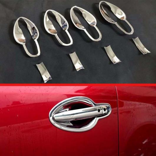 車用メッキパーツ マツダ CX-8 CX8 2018 2019 ABS クローム　ドアハンドル カバー AL-AA-8013 AL Car plating parts