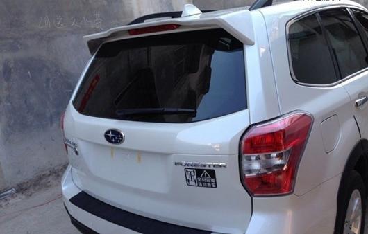 ABS テールウィング ルーフバイザー リアスポイラー リップ スバル フォレスター2013-2017 未塗装 AL-AA-8080 AL Roof visor spoiler