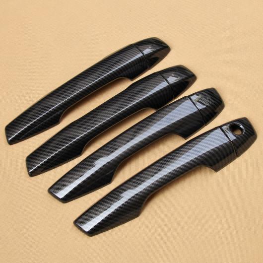 三菱 エクリプス W O レス 2018 2019 カーボン ファイバー ドア ハンドル カバー プロテクター AL-AA-9325 AL Car plating parts