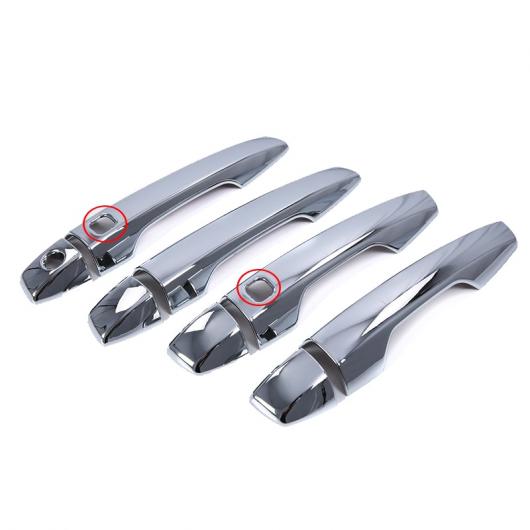 三菱 エクリプスクロス 2018 ABS カーボン ファイバー 外装サイド ドア ハンドル ハンドルボウル カバー トリム 装飾 handle Door bowl AL-AA-9349 AL Car plating parts|オートパーツエージェンシー2号店