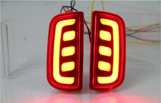 1セット ホンダ シビック 2016 2017 リアブレーキランプ LED バック フォグライト ワーニング リフレクターリア バンパー テールライト レッド AL-AA-9481 Car light｜オートパーツエージェンシー2号店