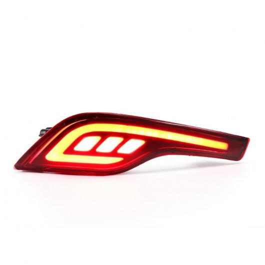 2個 CR-V CRV 2017 2018 LED リア バンパー リフレクターライトランプ レッド ドライビング ブレーキ フォグ トリム モールディング テールランプ AL-AA-9515 AL Car light｜オートパーツエージェンシー2号店
