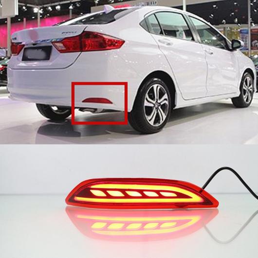 ホンダ シティ 2014 2015 2016 LED リア バンパー ライトブレーキテールライト ランニングリフレクター 3 Function AL-AA-9632 Car light|オートパーツエージェンシー2号店