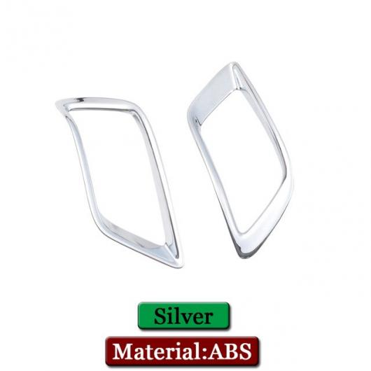 ABS フロント フレーム ステッカー カバー デコレーションステッカー スバル フォレスター SK 2019 Front Silver AL-BB-0494 AL Car plating parts｜オートパーツエージェンシー2号店