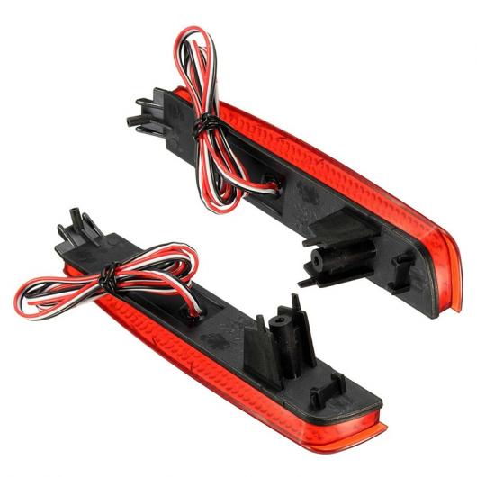 リア 警告 LED レッド バンパー リフレクター レッドレンズ ブレーキ テール 日産 ジューク ムラーノ インフィニティ FX35 FX37 AL-BB-0442 AL Car light|オートパーツエージェンシー2号店