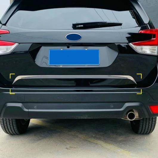 スバル フォレスター SK 2019 エクステリア CAR STYLING テール ゲート リッド カバー AL-BB-0567 AL plating parts｜オートパーツエージェンシー2号店