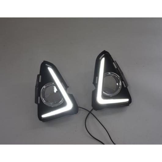 トヨタ RAV4 2016 2017LED DRL デイタイムランニングライトターニング シグナル フォグランプオートライトランプ スーパー高輝度 white 6000K AL-BB-1181 AL Car light|オートパーツエージェンシー2号店