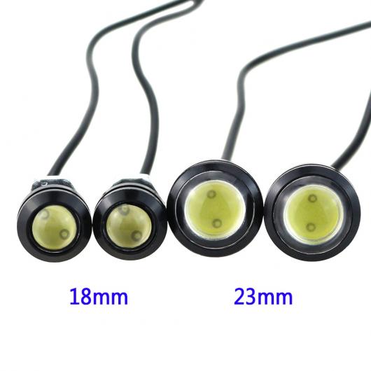 10ピース DRL イーグルアイ ライトアセンブリ LED リアサイドターン シグナル ライトソース 23mm Black Case，23mm Silver Case イエロー, グリーン AL-BB-1038 AL Car light