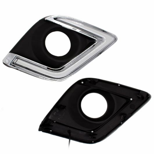 起亜 防水 LED デイタイムランニングライト DRL トヨタ ハイラックス REVO VIGO 2015 2016 2017 シグナルライト オン White Only AL-BB-1207 AL Car light