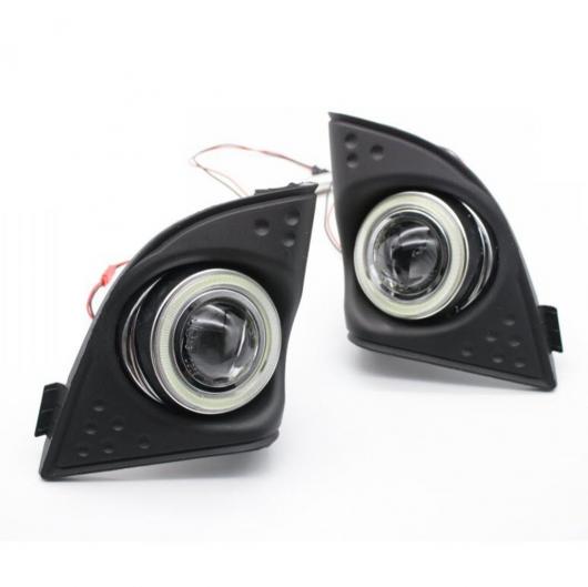 ホンダ アコード 2008-2015 COB エンジェル ・ アイズ DRL フォグランプ点灯デイタイムランニングライト H11 55 55W ハロゲン バルブ 選べる5バリエーション Ice Blue～Purple AL-BB-1294 AL Car plating parts