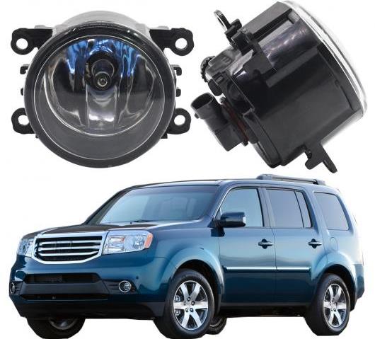 2ピース H11 100ワット フォグライト DRL デイタイム ランニングランプハロゲン バルブ 12V スタイリング 2012-2015 ホンダ パイ3.5L V6 AL-BB-1376 AL Car plating parts