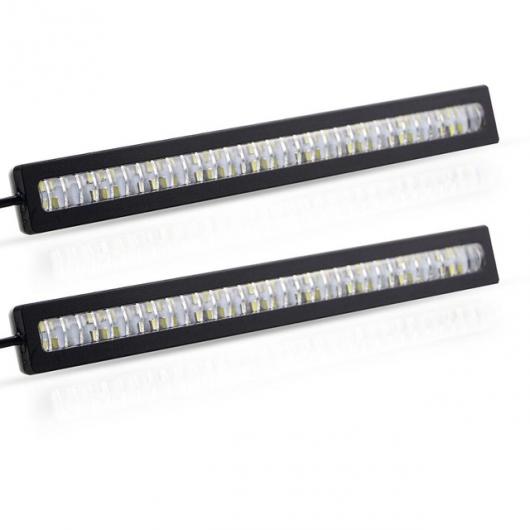 2個 防水デイタイムランニング ライト LED DRL DIY 外部 超高輝度 12V CE ホワイト 2 Rows LED AL-BB-1670 AL Car light