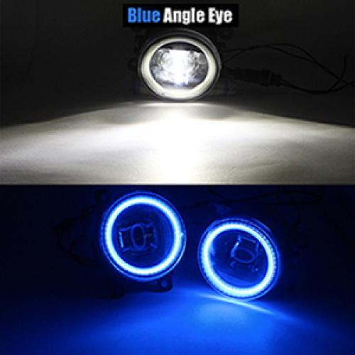 LED フォグ ライト エンジェル デイタイムランニング ランプ DRL 日産 フロンティア 2005-2015 (2011-2015要メタルバンパー) Blue Angel Eye AL-BB-1702 AL Car light｜オートパーツエージェンシー2号店