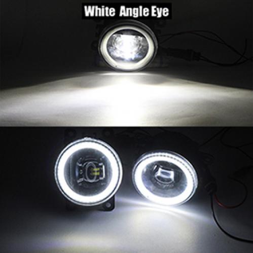 LED フォグ ライト エンジェル デイタイムランニング ランプ DRL 日産 フロンティア 2005-2015 (2011-2015要メタルバンパー) White Angel Eye AL-BB-1702 AL Car light