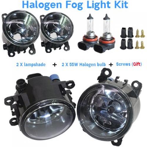 フォグ ライト ランプ シェード + H11 LED ハロゲン バルブ DRL 12V 2005-2012 日産 パスファインダー オフロード R51 Halogen Fog Light AL-BB-1729 AL Car 8,050円