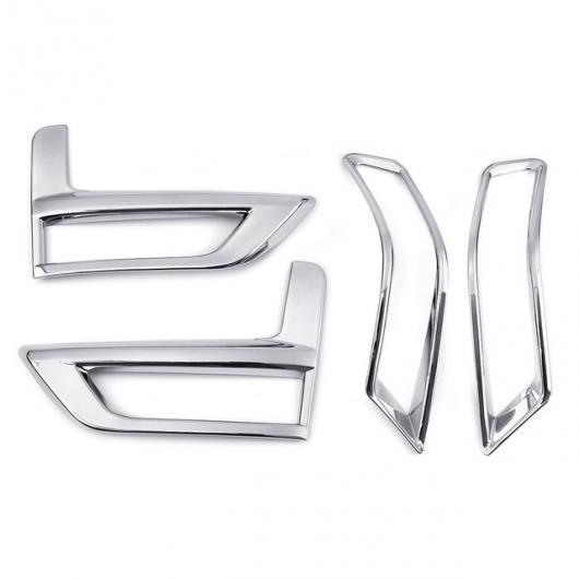 日産 エクストレイル T32 ローグ フェイスリフト 2017 2018 フォグライトランプ カバー フレームクローム バンパー Front Rear Cover AL-BB-1829 AL Car plating parts