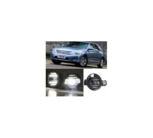キセノン 2in1 ホワイト ハイパワー LED DRL プロジェクターフォグランプ レンズ付 J31 J32 L33 2004-2016 日産 ティアナ AL-BB-1782 AL Car light