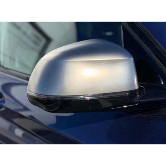2018 BMW X3 ABS クローム マット ウイング フェンダー リア ビュー ミラー 反射 キャップ トリム Matte AL-BB-6551 AL Car plating parts