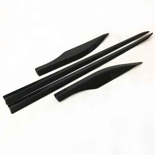 ABS カーボン ファイバー トヨタ C-HR 2017ドア ボディ サイド トリム カバー モールディング 4ピース Carbon Fiber AL-BB-6820 AL plating parts