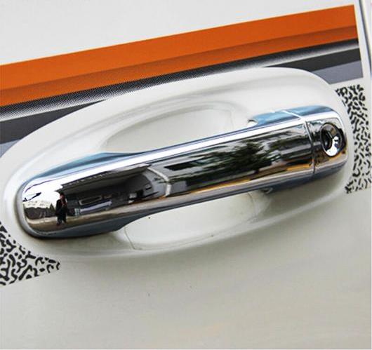ABS クローム ドアハンドルボウル カバー ハンドル サイドドアハンドル FOR トヨタ プラドFJ150 2010 2011 2012 2013 2014 2015 2016 選べる3バリエーション Bowl~Handle B AL-BB-6776 AL Car plating parts|オートパーツエージェンシー2号店