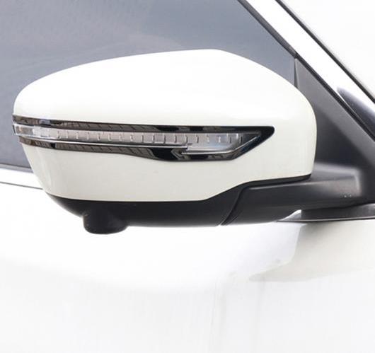 日産 エクストレイル ローグ T32 2014 2015 2016 2017 2018 バック ミラー ストリップ カバー トリム AL-BB-6923 AL Car plating parts