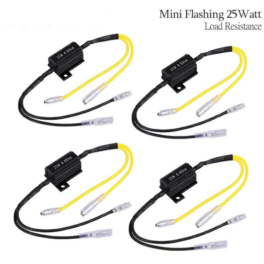 4個 負荷 レジスター 25W 6.8 オーム 電源シグナルライトインジケータ LED ターンフラッシャー率コントローラ AL-BB-7484 AL Car parts