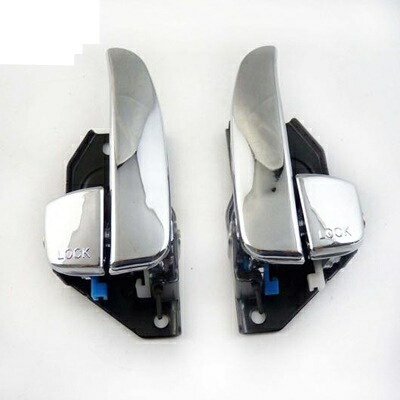 2ピース クロームインテ リア ドアハンドル フロント リア 左 ＆右826103D010 826203D010 2002-2005 ヒュンダイ ソナタ AL-BB-8012 AL Car parts