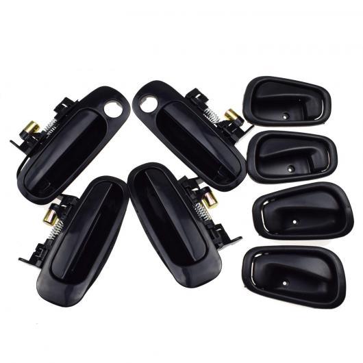ブラック 外側＆内側ドアハンドル 8 個 トヨタ カローラ 選べる3バリエーション Black Inside～Brown Inside outside inside 8pcs AL-CC-2459 AL Car parts