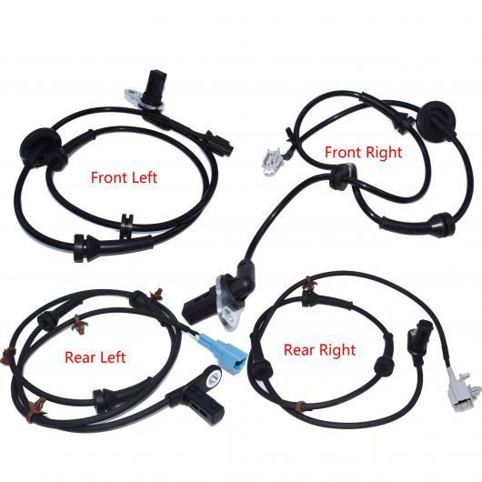フロントリア 左 右 ABS ホイールスピード 日産 マキシマ 3.5L 2004-2008 OE479117Y000 479107Y000 479017Y000 4 pieces a set AL-CC-3396 AL Car parts