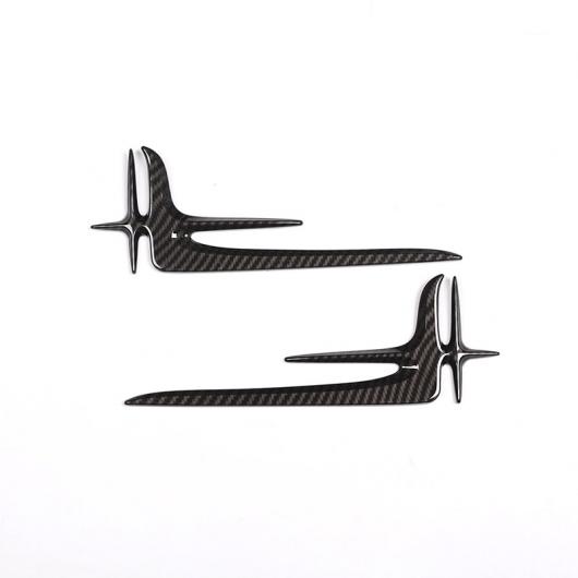 2ピース カーボンファイバー メルセデスベンツ E クラス W213 C クラス W205 2016 2017 2018 ABS ステッカー カーボン AL-CC-7060 AL Car plating parts