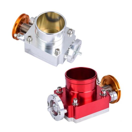 スロットル ボディ 65mm CNC アルミ ユニバーサル ハイ インテーク マニホールドスロットル ボディ 機械式スロットル 選べる2カラー レッド・シルバー AL-DD-0038 AL Car parts|オートパーツエージェンシー2号店