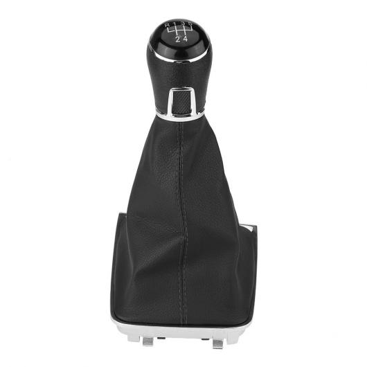 VW ゴルフ 7 MK7 2013 2014 2015 2016 2017 5 スピードカー リプレースメント ギアスティックシフトノブ + ゲートルブーツ カバー 自動ギアシフトノブ AL-DD-0969 AL Car parts