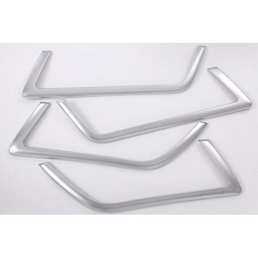 ランドローバーディスカバリー L462 LR5 2017-2018 ABS マットクロームインテリアドア 装飾 ストリップ matte chrome AL-DD-4203 AL Interior parts for cars
