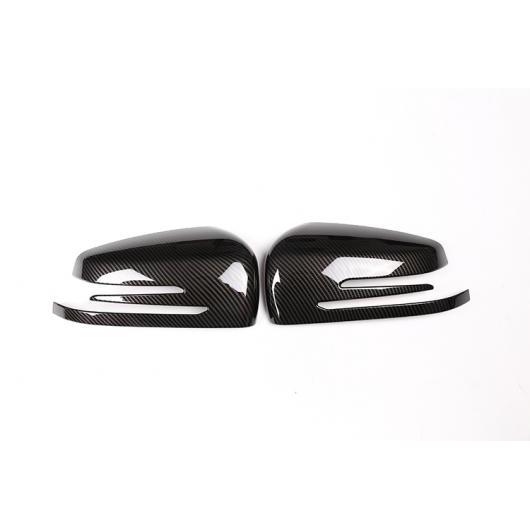 カーボンファイバー レッド ABS サイドドアバックミラーキャップ メルセデスベンツ A CLA GLA GLK クラス W176 W117 X156 X204 カーボン AL-DD-4300 AL Car plating parts
