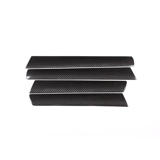 4個 カーボンファイバースタイル インナー 装飾 パネル カバー VW フォルクスワーゲン トゥアレグ 2013-2018 Carbon Fiber AL-DD-4820 AL Interior parts for cars