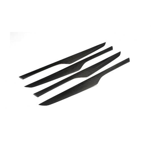 4個 カーボンファイバー 内部ドア 装飾 パネル カバー BMW X5 F15 X6 F16 2014-2018 carbon fiber AL-DD-4827 AL Interior parts for cars